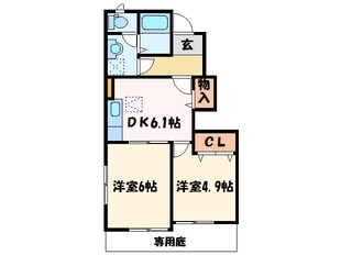 ソレイユNⅡの物件間取画像